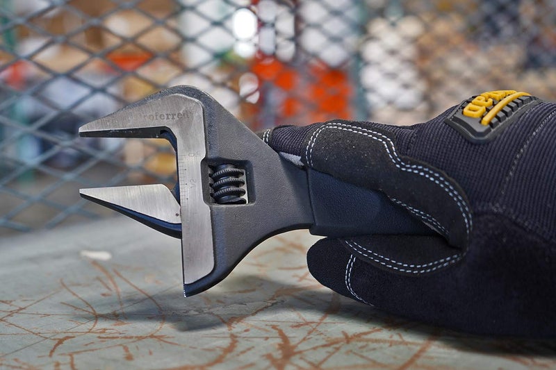 Proferred Plumbing Adjustable Wrench, Black Phosphate Finish, 4 Available Size Options 6-inch, 8-inch, 10-inch, 12-inch - T08003 - Image 2